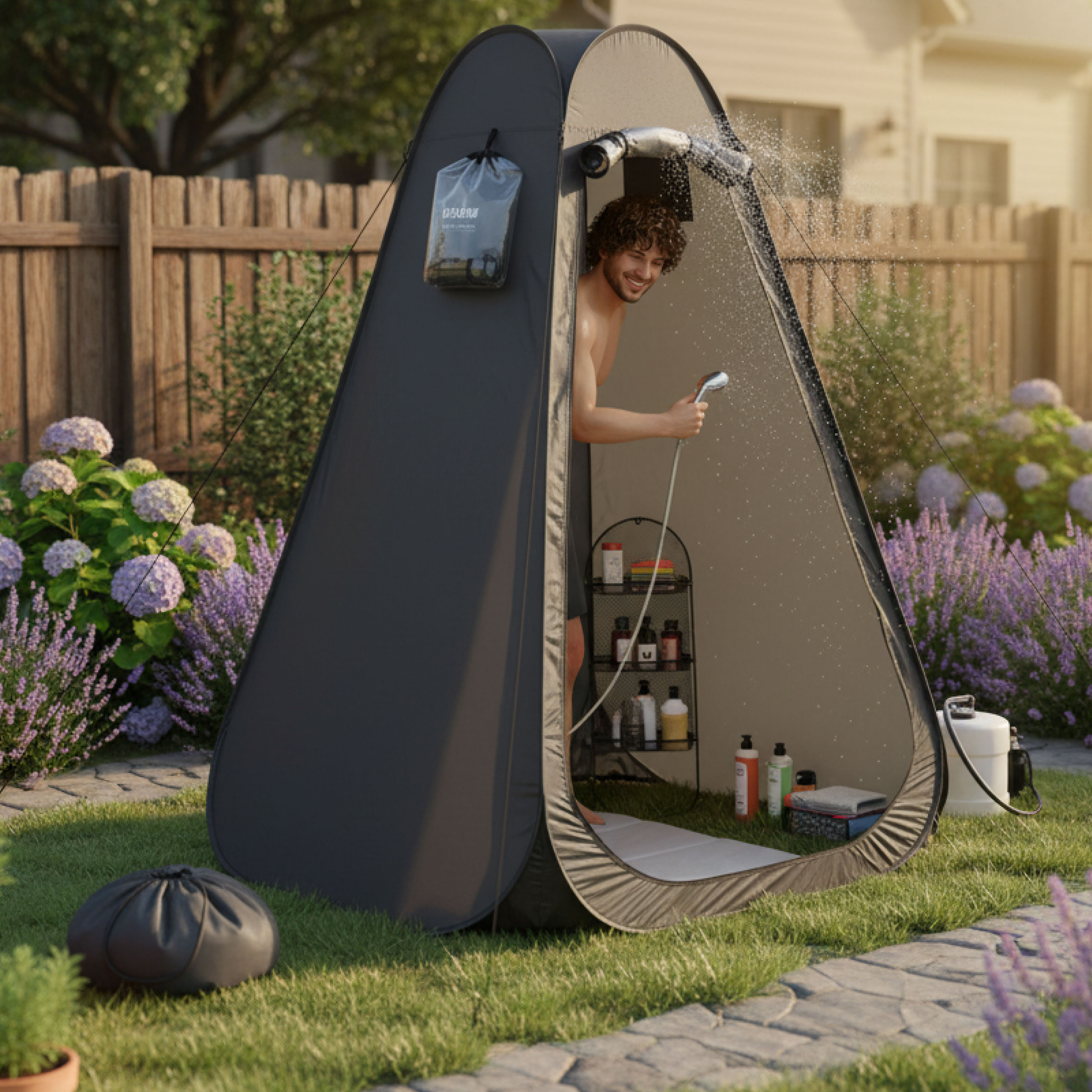 Outdoor Camping Toilet Tent - Portable Pop-Up Privacy Tent Outdoor Shower