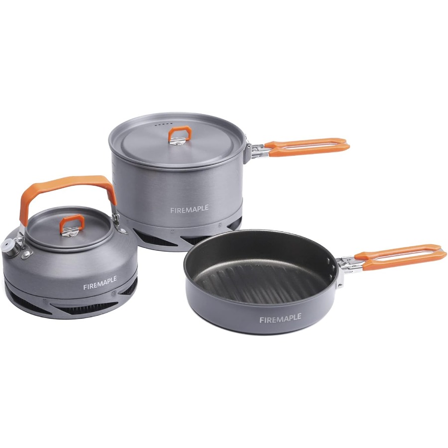 Outdoor Camping Kettle - Fire-Maple Feast 4 Piece Camping Cookware