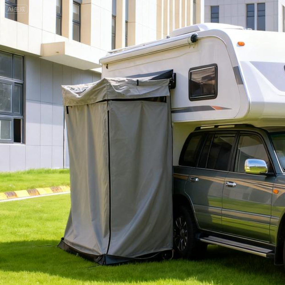 Outdoor Camping Tent Waterproof - Waterproof with Tent Roof, Car Side