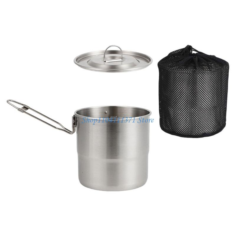 Outdoor Camping Meals - P9FC Heavy Type Camping Cookware Stainless