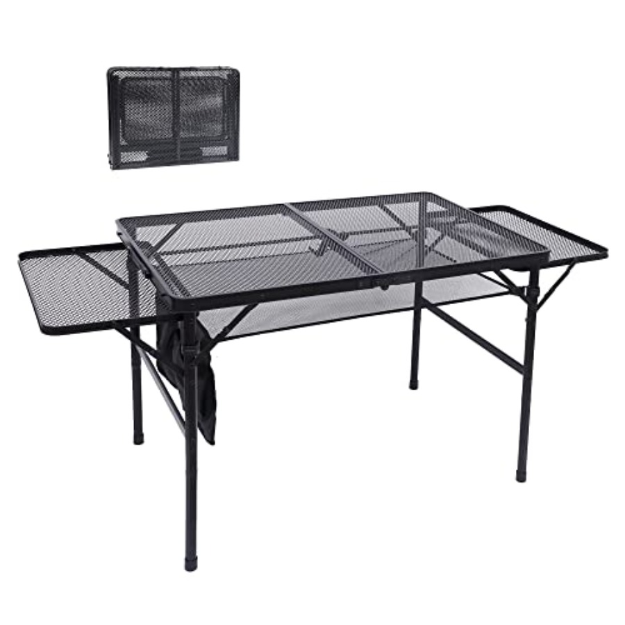 Camp Table Folding - Folding Grill Table, Camping Table, Tailgate