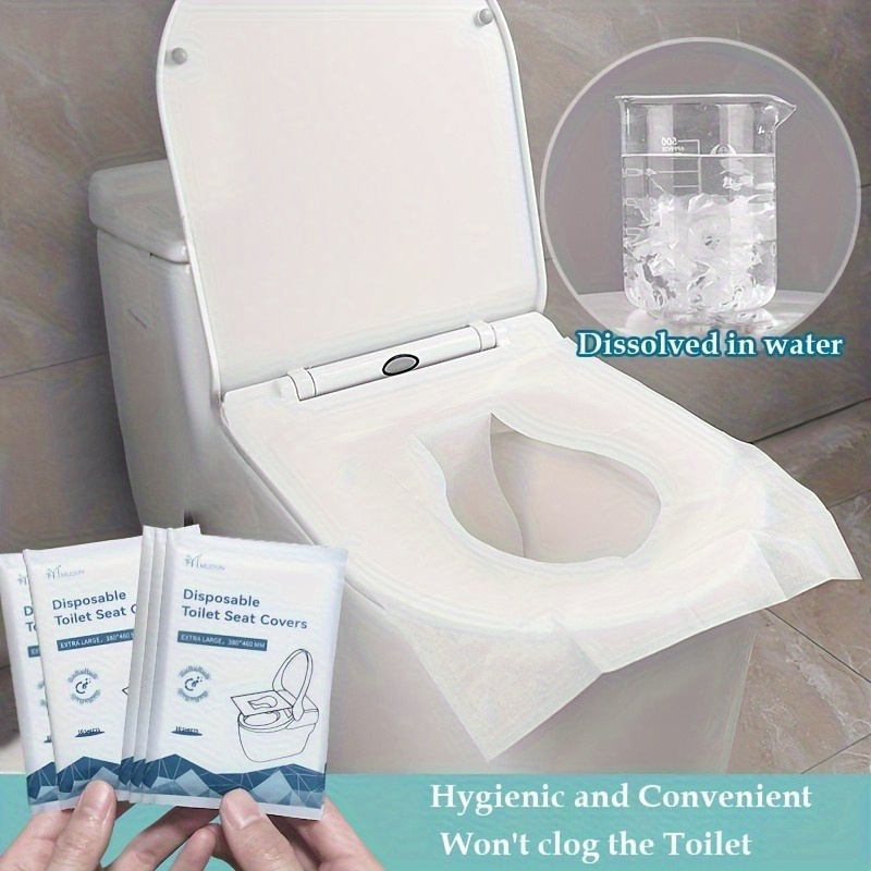 Portable Camp Toilet - 30/50pcs Disposable Toilet Seat Covers -