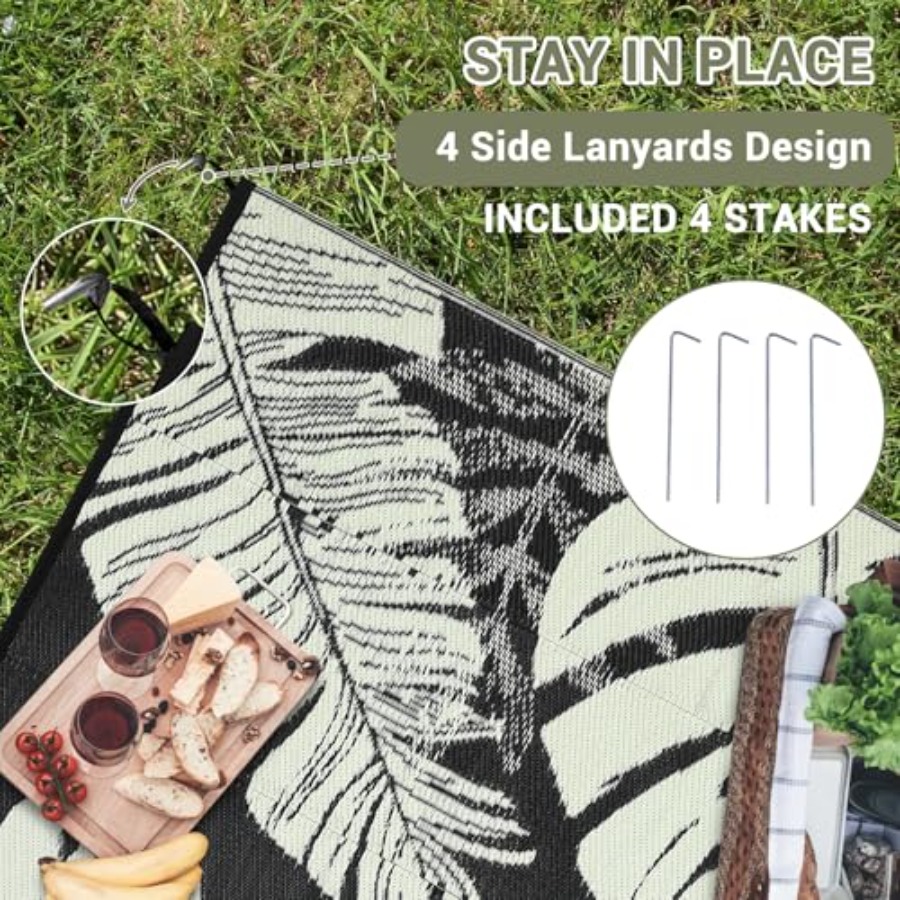 Outdoor 8x10 Waterproof Revers - Outdoor Camping Rugs 8X10 avis et prix