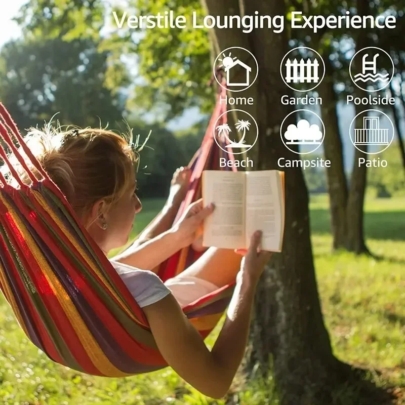1pc Outdoor Canvas Hammock Cam - Camping Hammock avis et prix