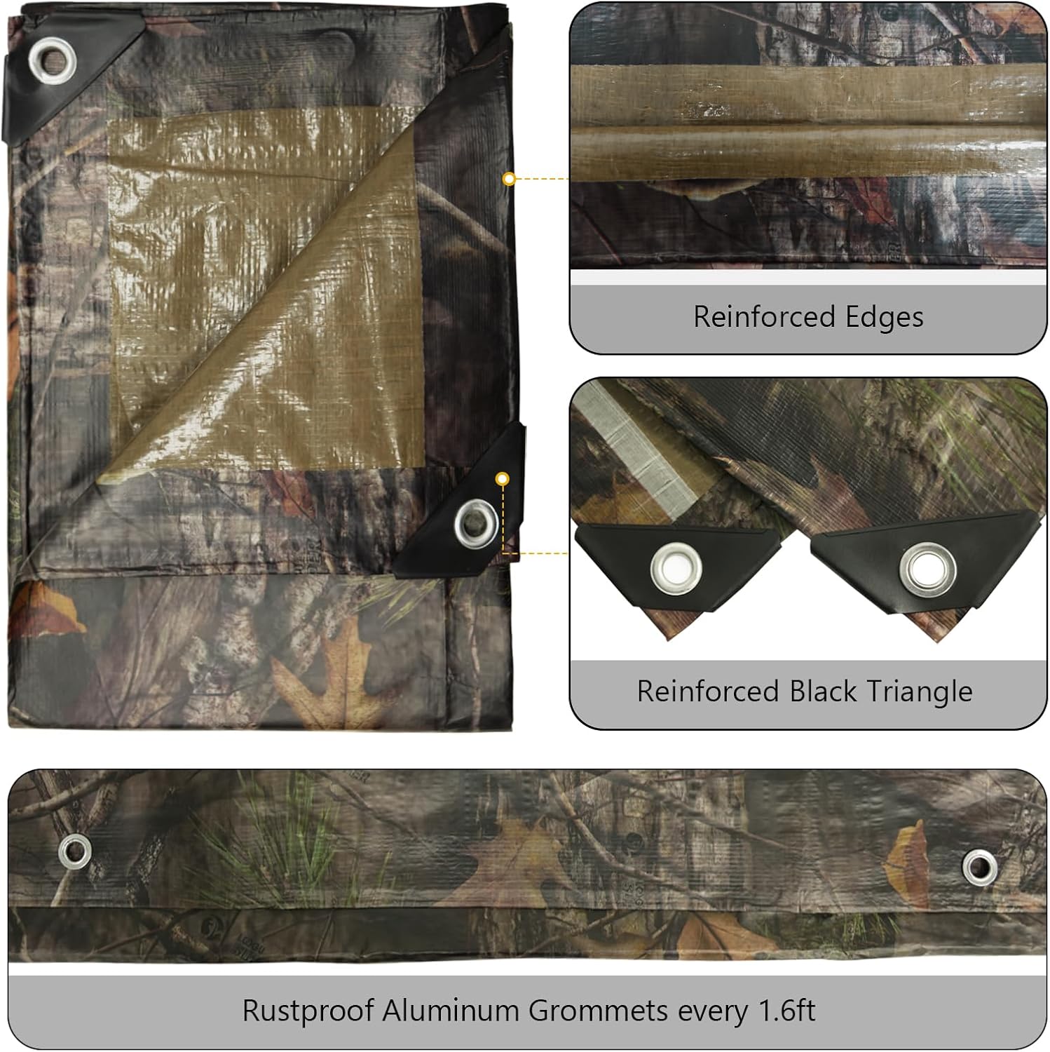 Heavy Duty 9 Mil Tarp Cover Wa - Outdoor Camping Tent Waterproof avis et prix
