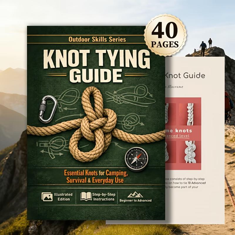 Essential Knot Tying Guide Boo - Outdoor Camping Adventures avis et prix