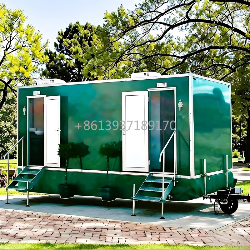 Mobile Toilet Trailer with Bas - Portable Camp Toilet avis et prix