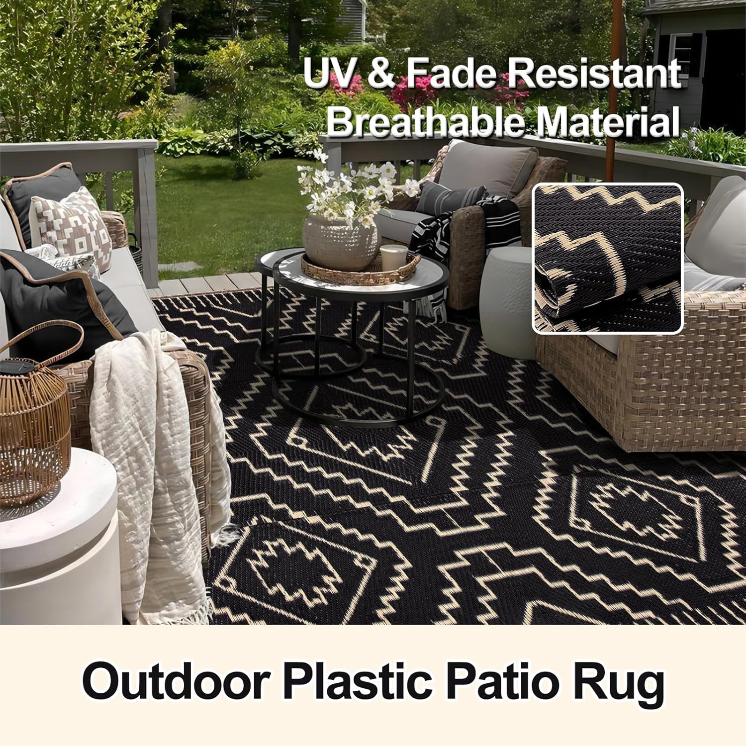 8x10 Outdoor Rug, Large Waterp - Outdoor Camping Rugs 8X10 avis et prix