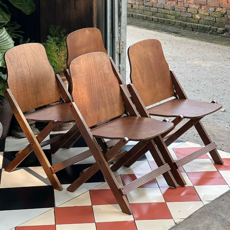 Vintage Solid Wood Folding Cha - Jinli Outdoor Camping avis et prix