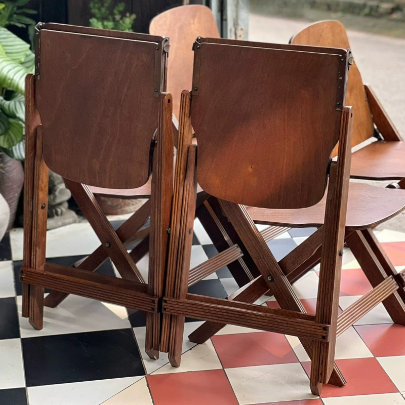 Vintage Solid Wood Folding Cha - Jinli Outdoor Camping avis et prix