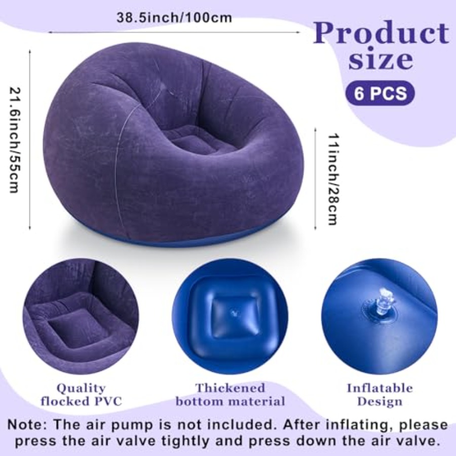 Inflatable Bean Bag Chairs Out - Outdoor Camping Chairs Folding avis et prix