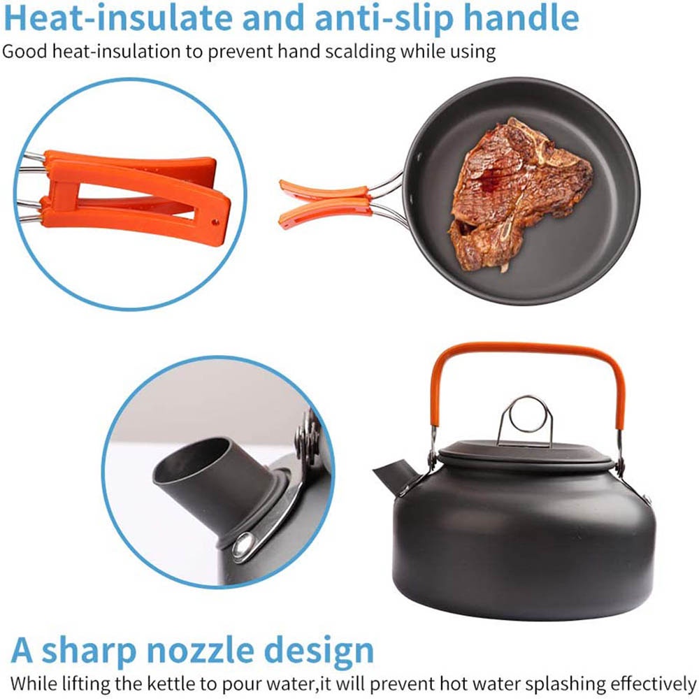 Outdoor camping cooker portabl - Outdoor Camping Kettle avis et prix