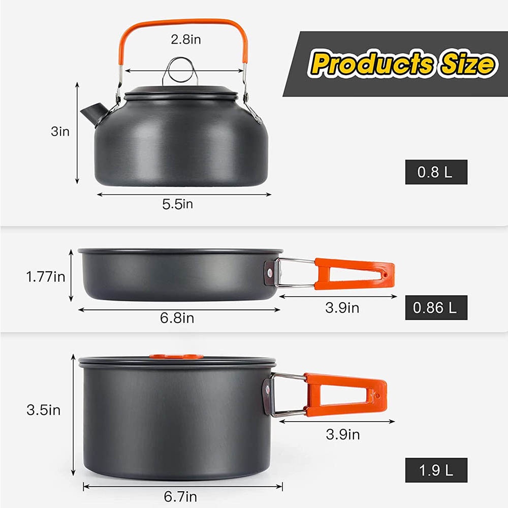 Outdoor camping cooker portabl - Outdoor Camping Kettle avis et prix