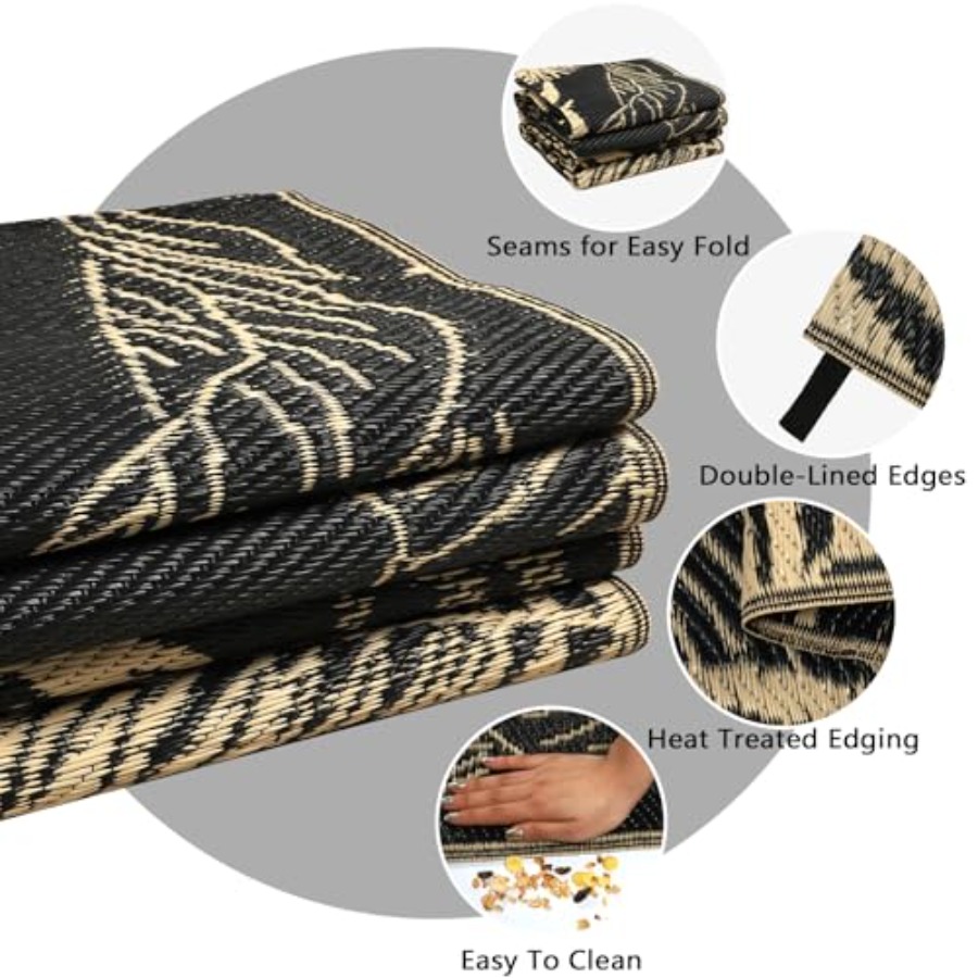 Outdoor Rug Waterproof 8x10 ft - Outdoor Camping Rugs 8X10 avis et prix