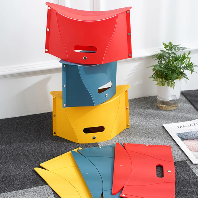 Plastic Portable Folding Stool - Outdoor Camping Chairs Folding avis et prix