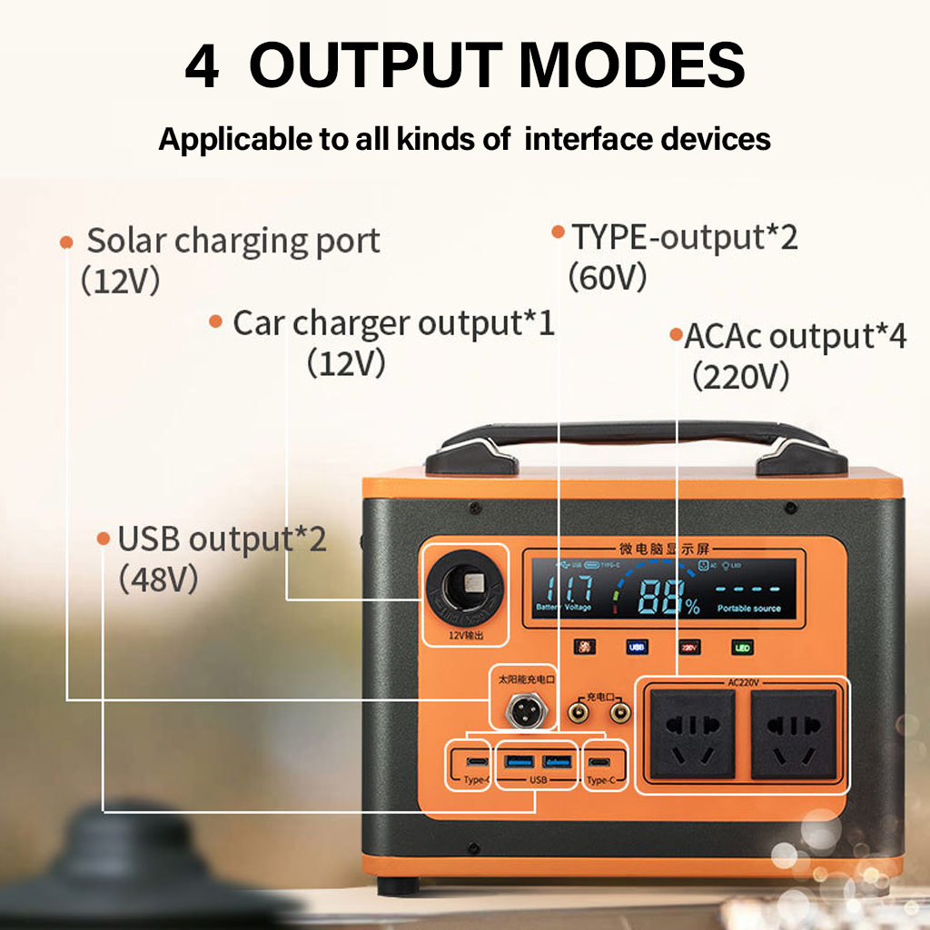 Portable Power Station 300/600 - Outdoor Camping Outfit avis et prix