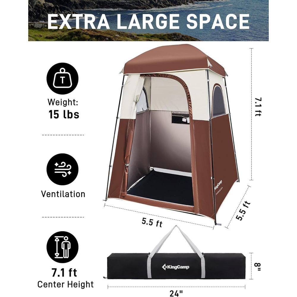 Portable Outdoor Camping Showe - Outdoor Camping Toilet Tent avis et prix