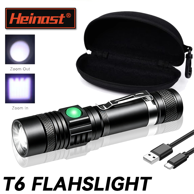 T6 LED Rechargeable Flashlight - Outdoor Camping Adventures avis et prix