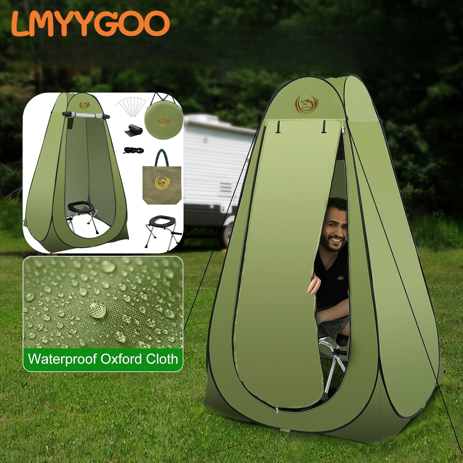 Portable Toilet Tent Kit For A - Outdoor Camping Toilet Tent avis et prix