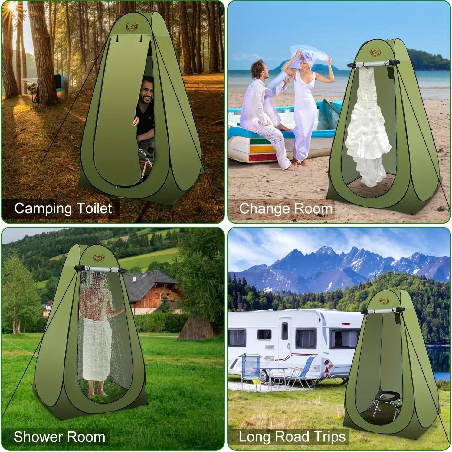 Portable Toilet Tent Kit For A - Outdoor Camping Toilet Tent avis et prix