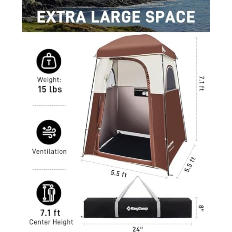 Shower Tent for outdoor campin - Outdoor Camping Toilet Tent avis et prix