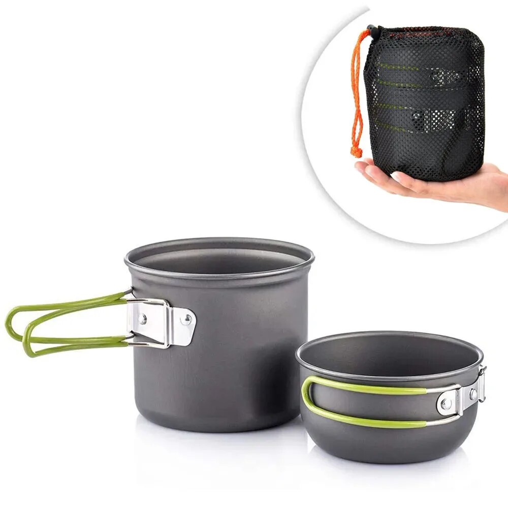 Camping Cookware Mess Kit Ultr - Outdoor Camping Dining Set avis et prix