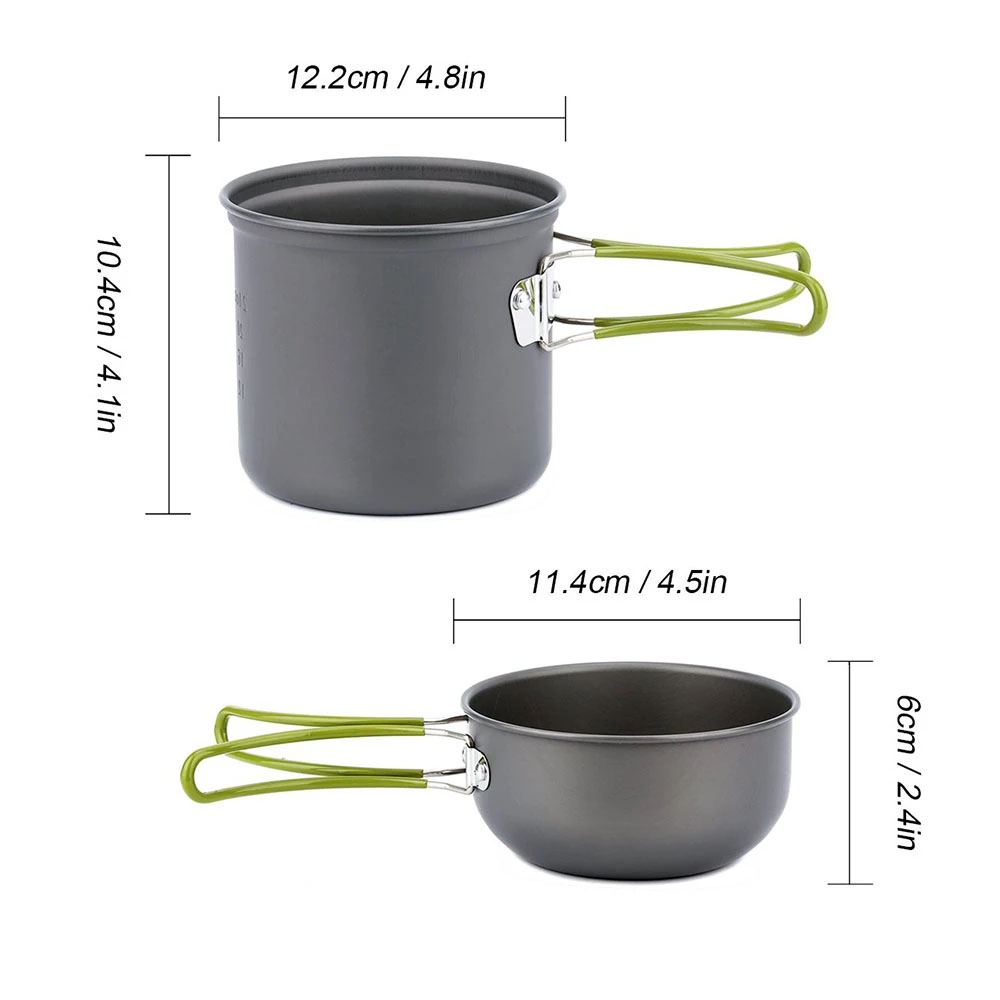 Camping Cookware Mess Kit Ultr - Outdoor Camping Dining Set avis et prix