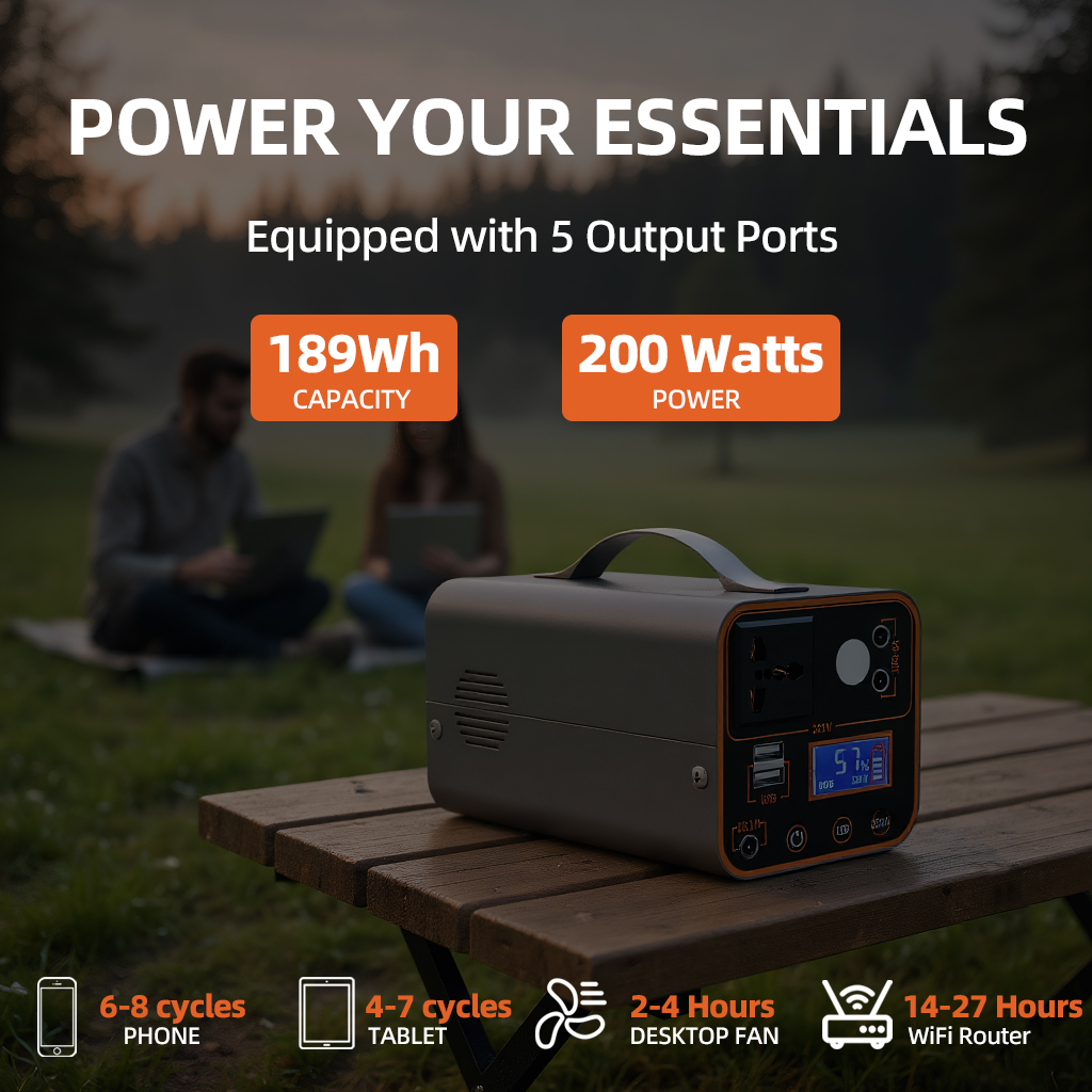 200W Portable Power Station 22 - Outdoor Camping Outfit avis et prix