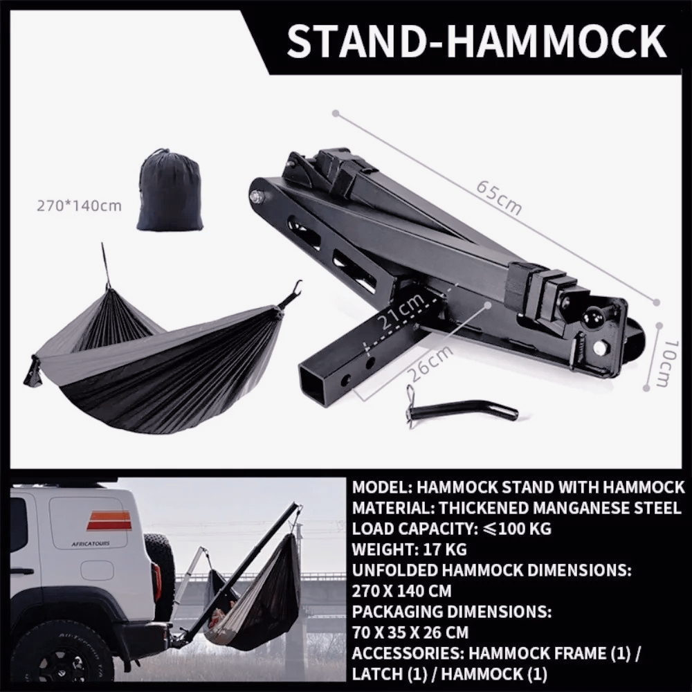 AM-Outdoor trailer bar square  - Camping Hammock avis et prix