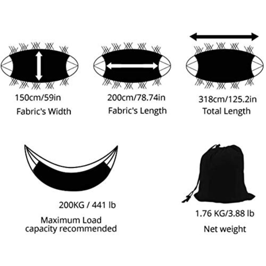 Hammock Double Hammocks for Ou - Camping Hammock avis et prix