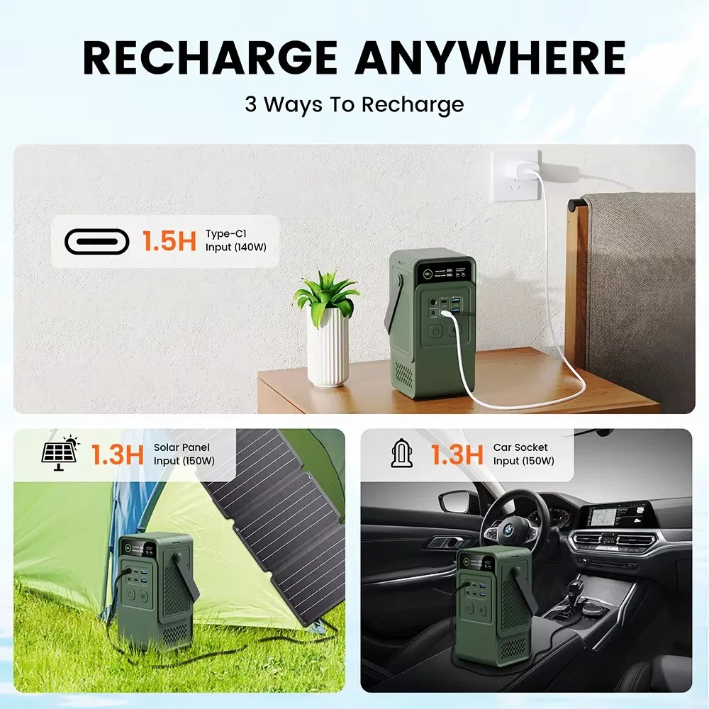 60000mAh 200W 192Wh Camping Po - Outdoor Camping Outfit avis et prix