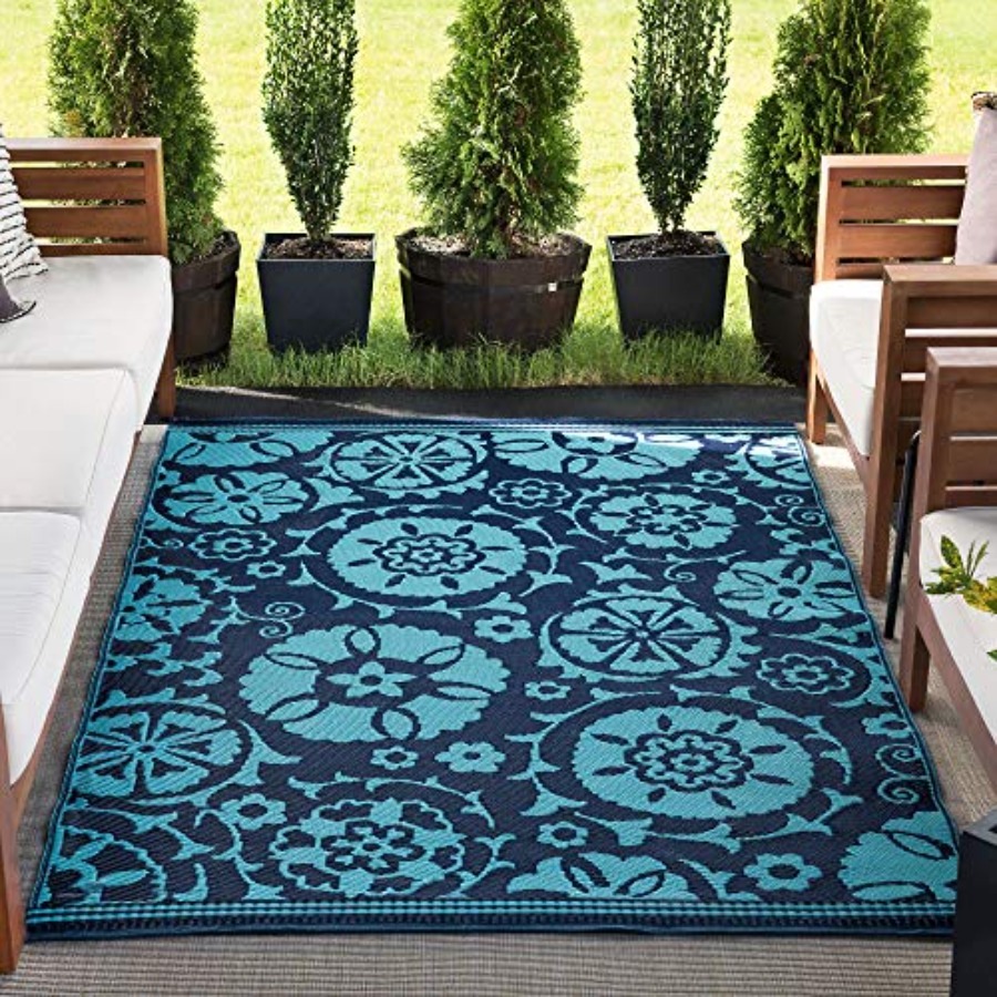 Indoor Outdoor Patio Garden Pi - Outdoor Camping Rugs 8X10 avis et prix