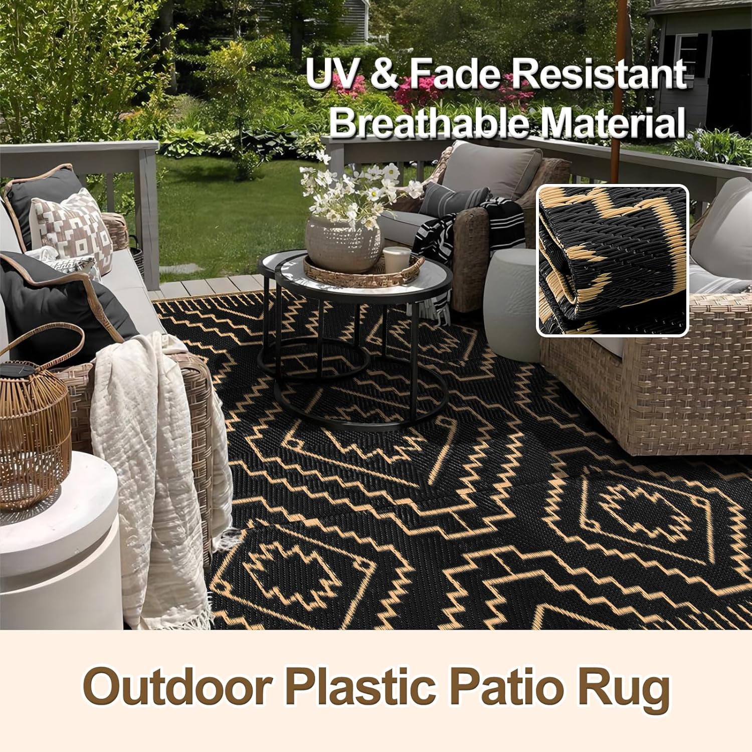 8x10 Outdoor Rug, Large Waterp - Outdoor Camping Rugs 8X10 avis et prix