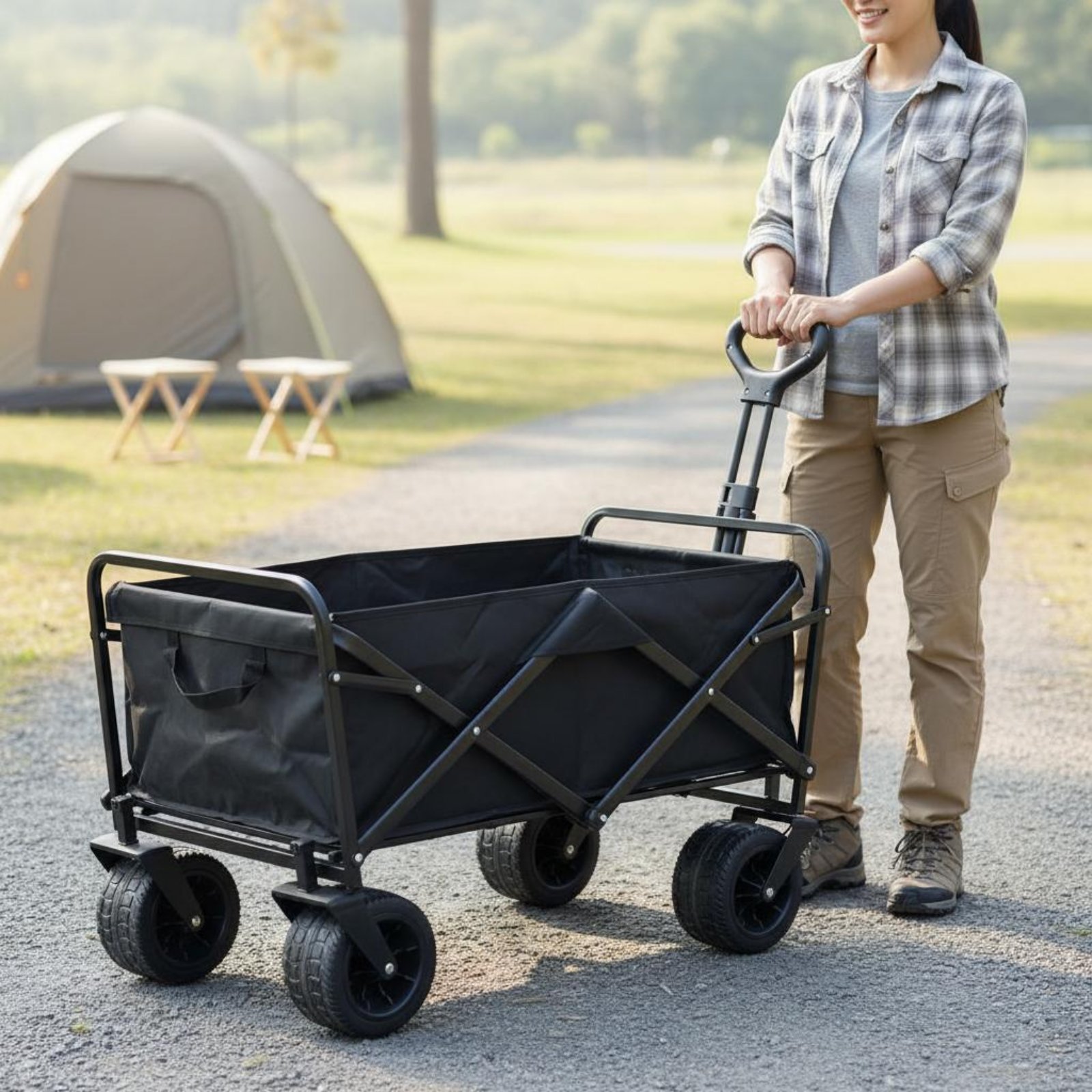 Foldable Camping Wagon Easy to - Jinli Outdoor Camping avis et prix