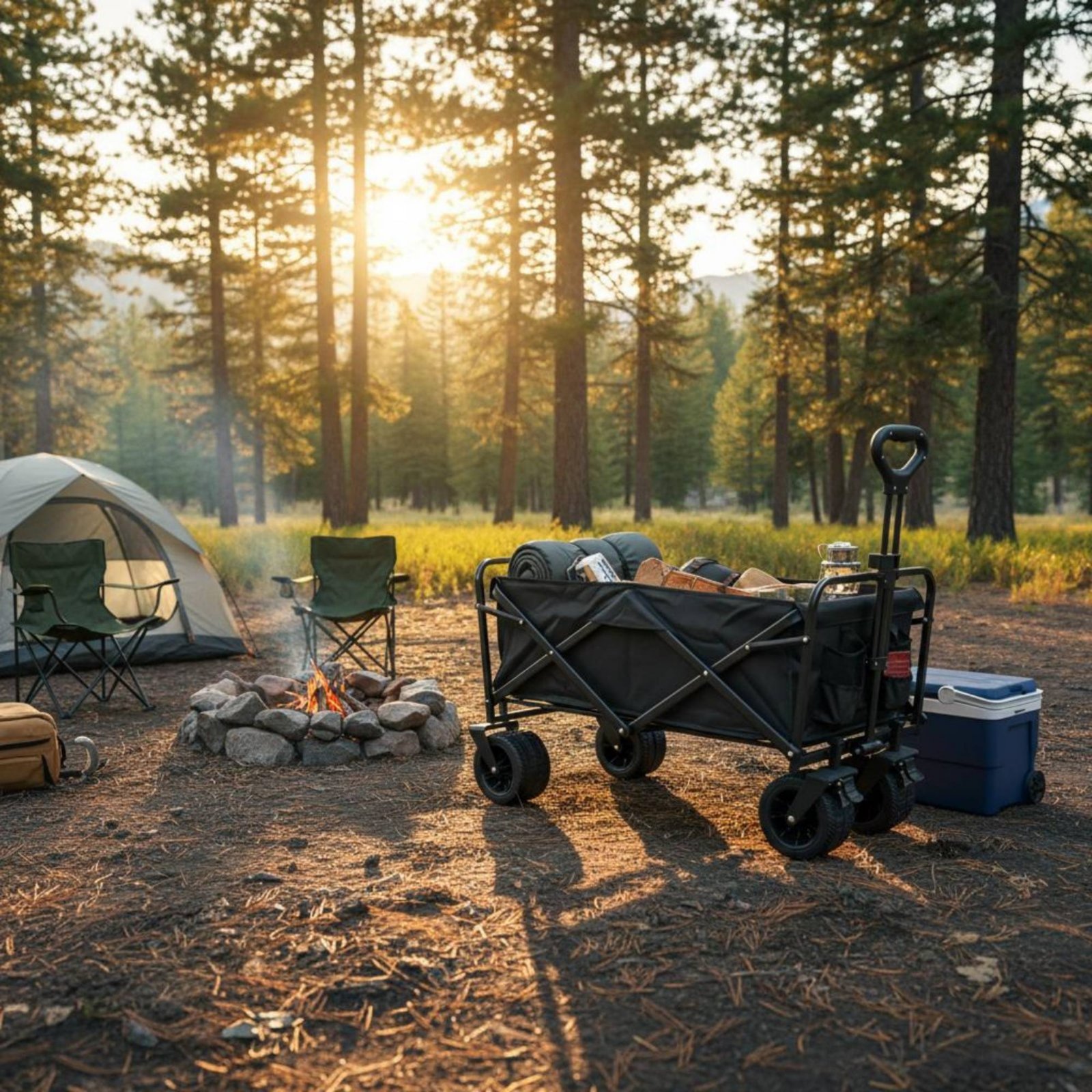 Foldable Camping Wagon Easy to - Jinli Outdoor Camping avis et prix