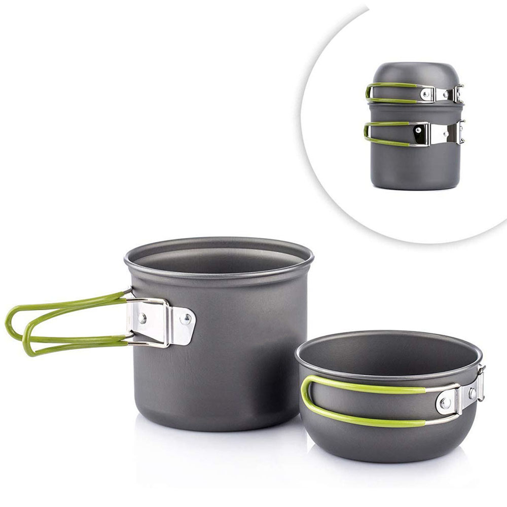 Ultralight Camping Pots Cookwa - Outdoor Camping Dining Set avis et prix