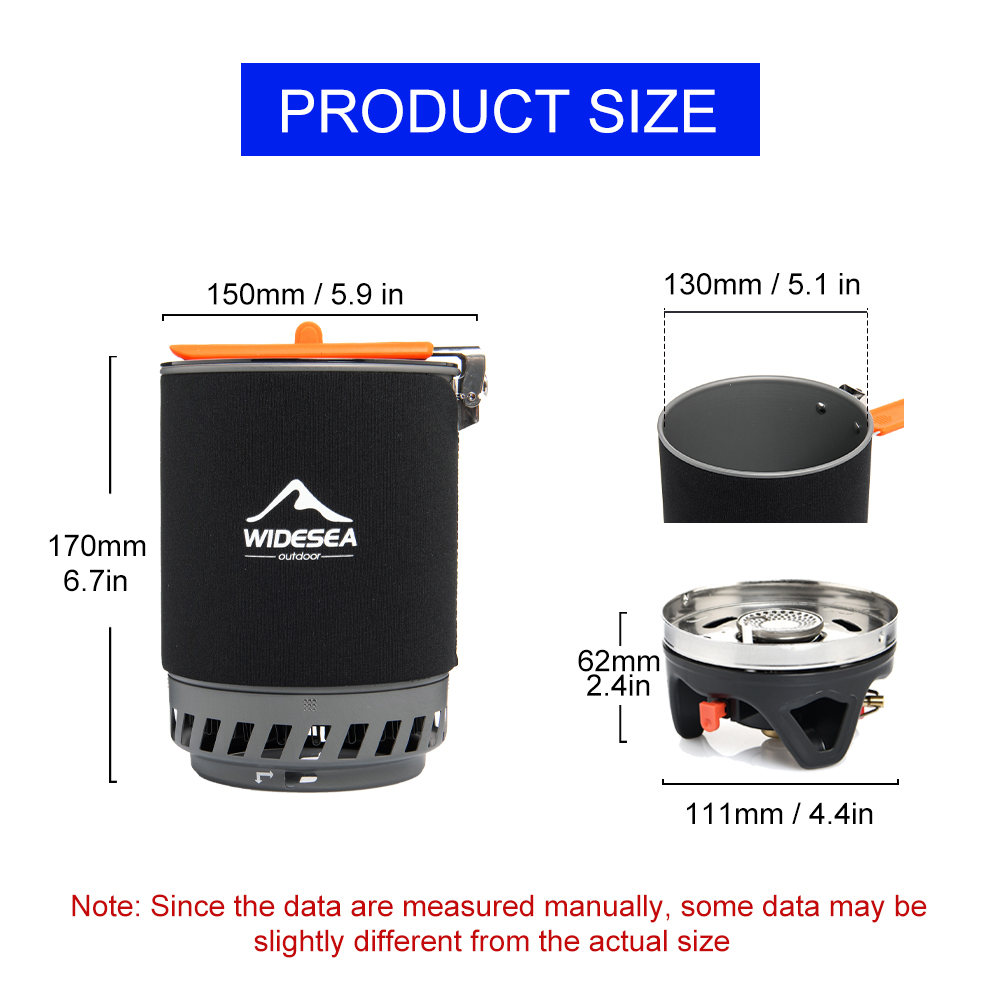 Widesea Camping Cooking System - Outdoor Camping Burner avis et prix