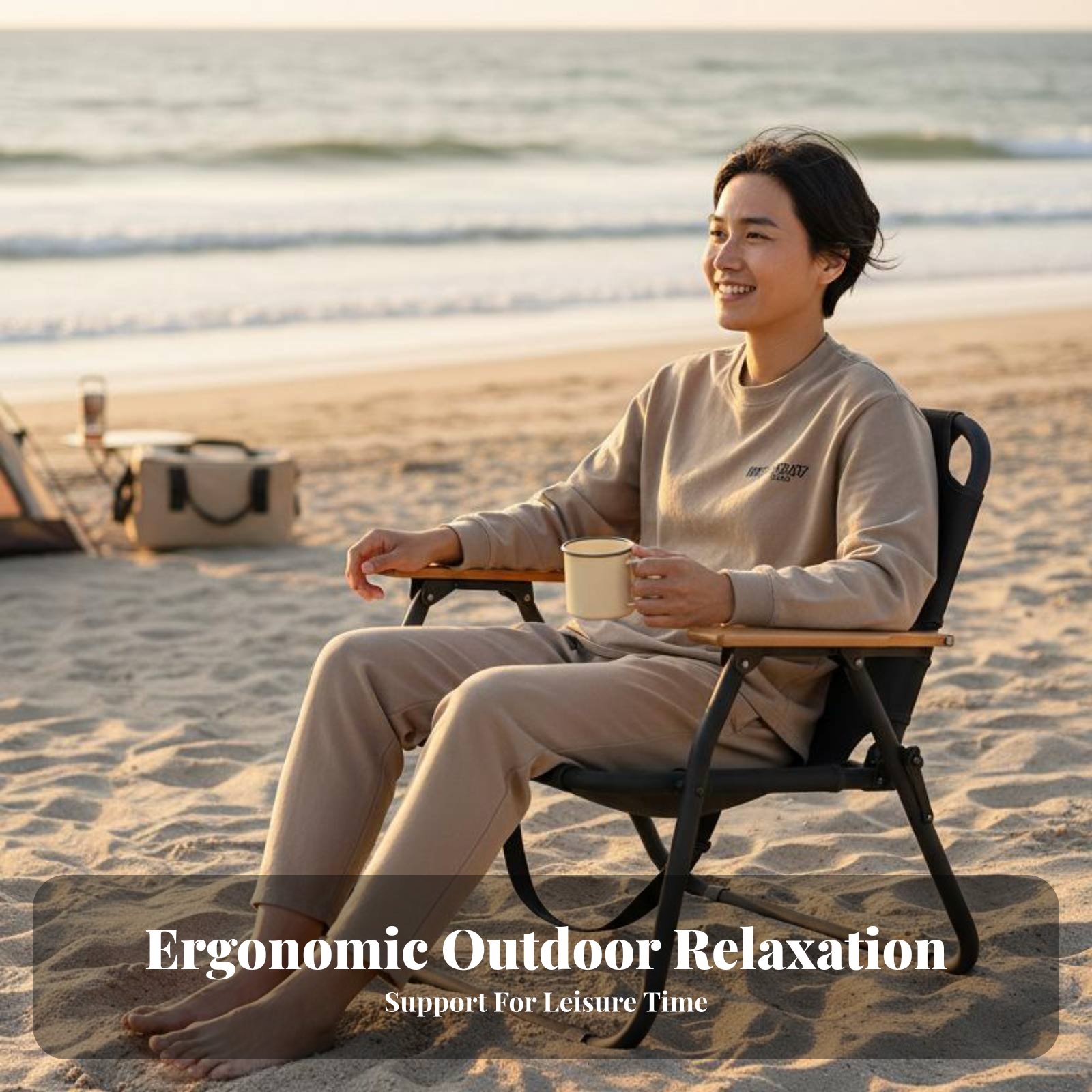 Lightweight Folding Chair Fold - Outdoor Camping Meals avis et prix