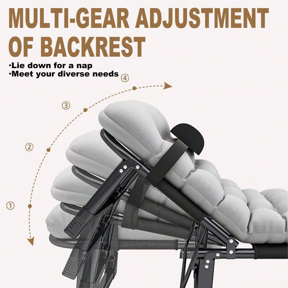 Cot, 4 Positions Adjustable Re - Outdoor Camping Chairs Folding avis et prix