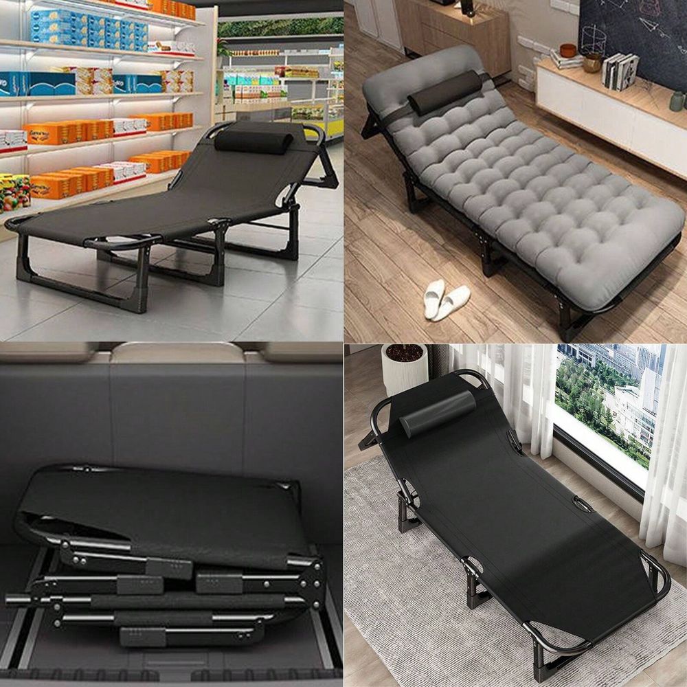 Cot, 4 Positions Adjustable Re - Outdoor Camping Chairs Folding avis et prix