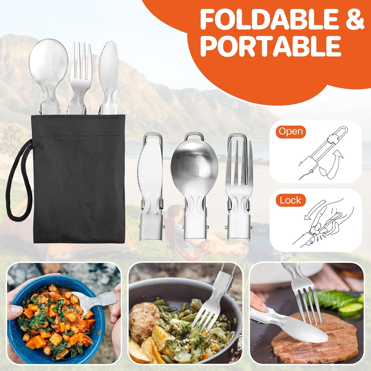 Non-Stick Camping Cookware Set - Outdoor Camping Kettle avis et prix