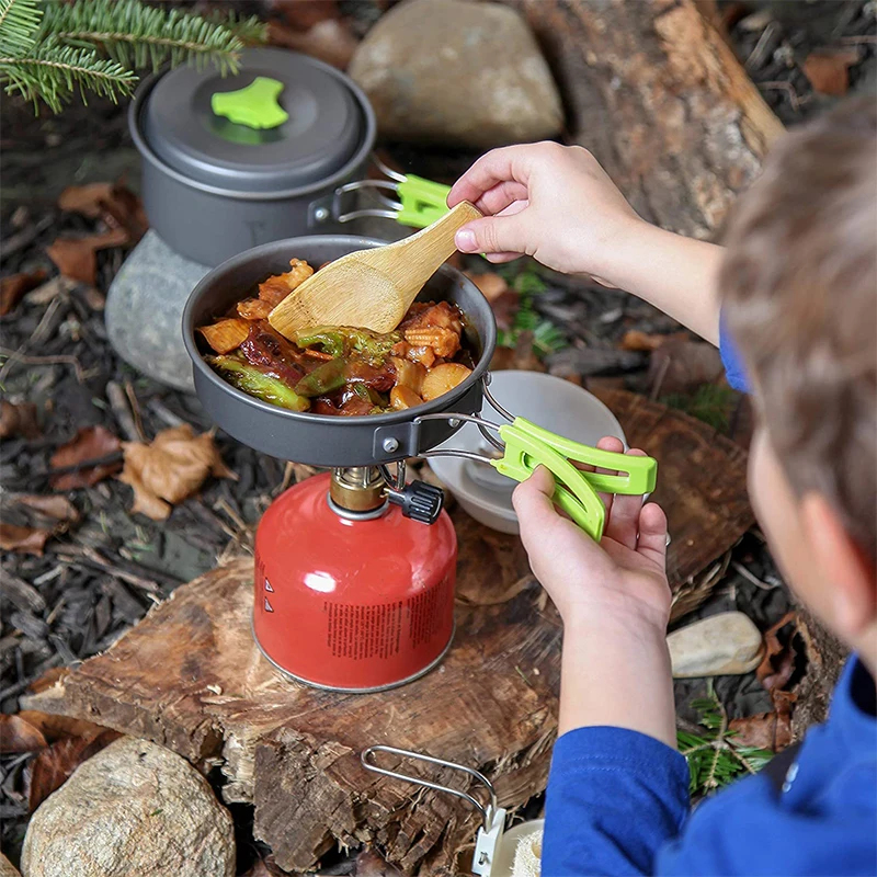 Portable Durable Camping Cookw - Outdoor Camping Dining Set avis et prix