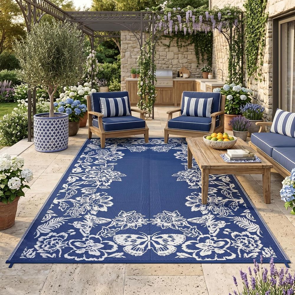 8x10 Waterproof Reversible Out - Outdoor Camping Rugs 8X10 avis et prix