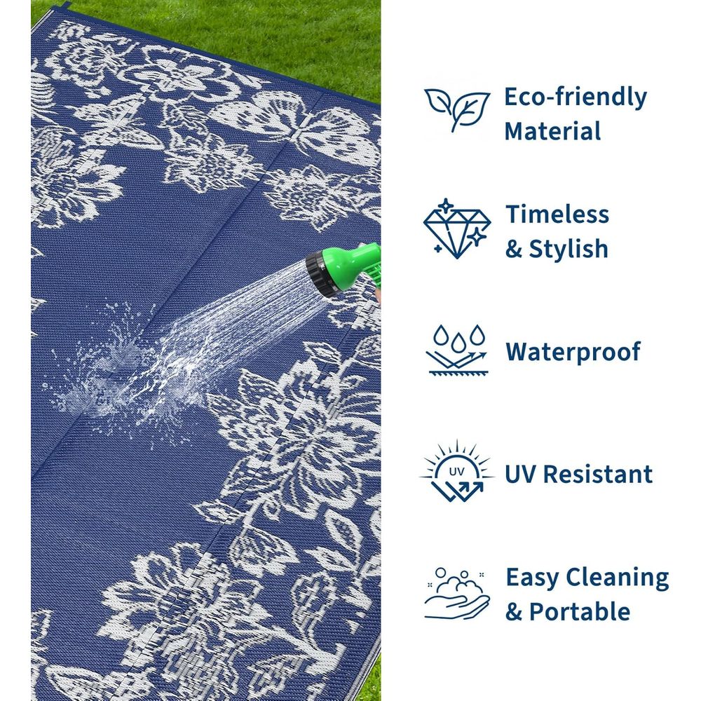 8x10 Waterproof Reversible Out - Outdoor Camping Rugs 8X10 avis et prix