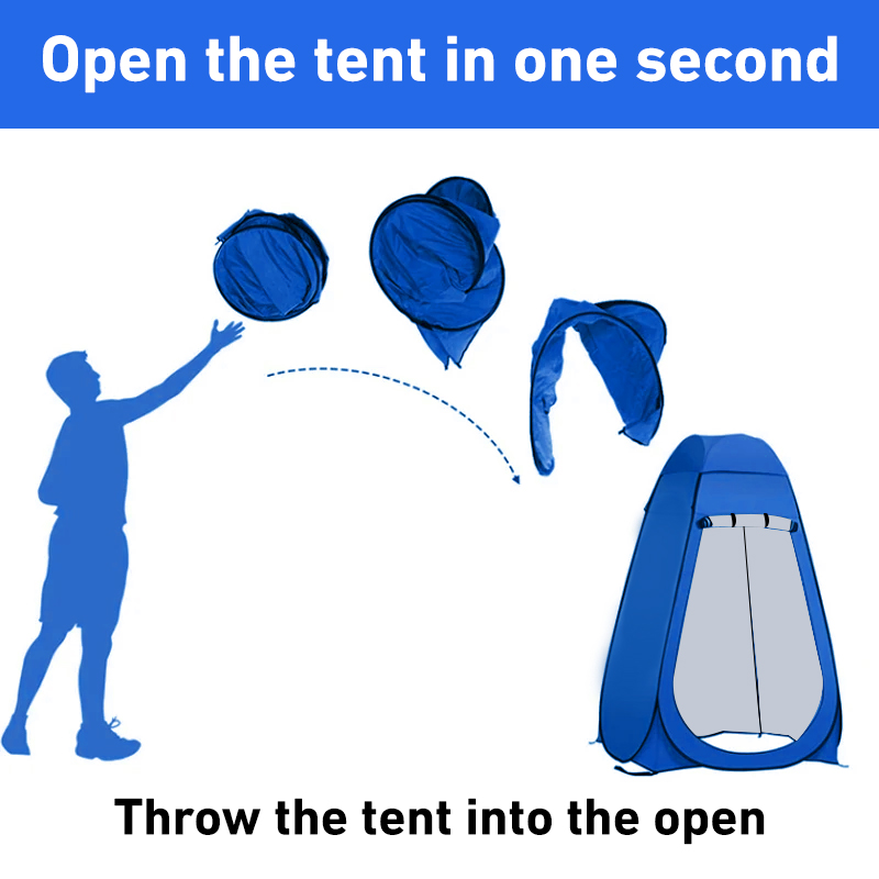 WESTTUNE Portable Pop-Up Campi - Outdoor Camping Toilet Tent avis et prix