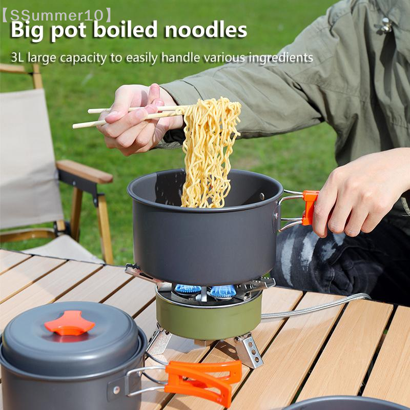 【SSummer10】Camping Aluminum Po - Outdoor Camping Dining Set avis et prix