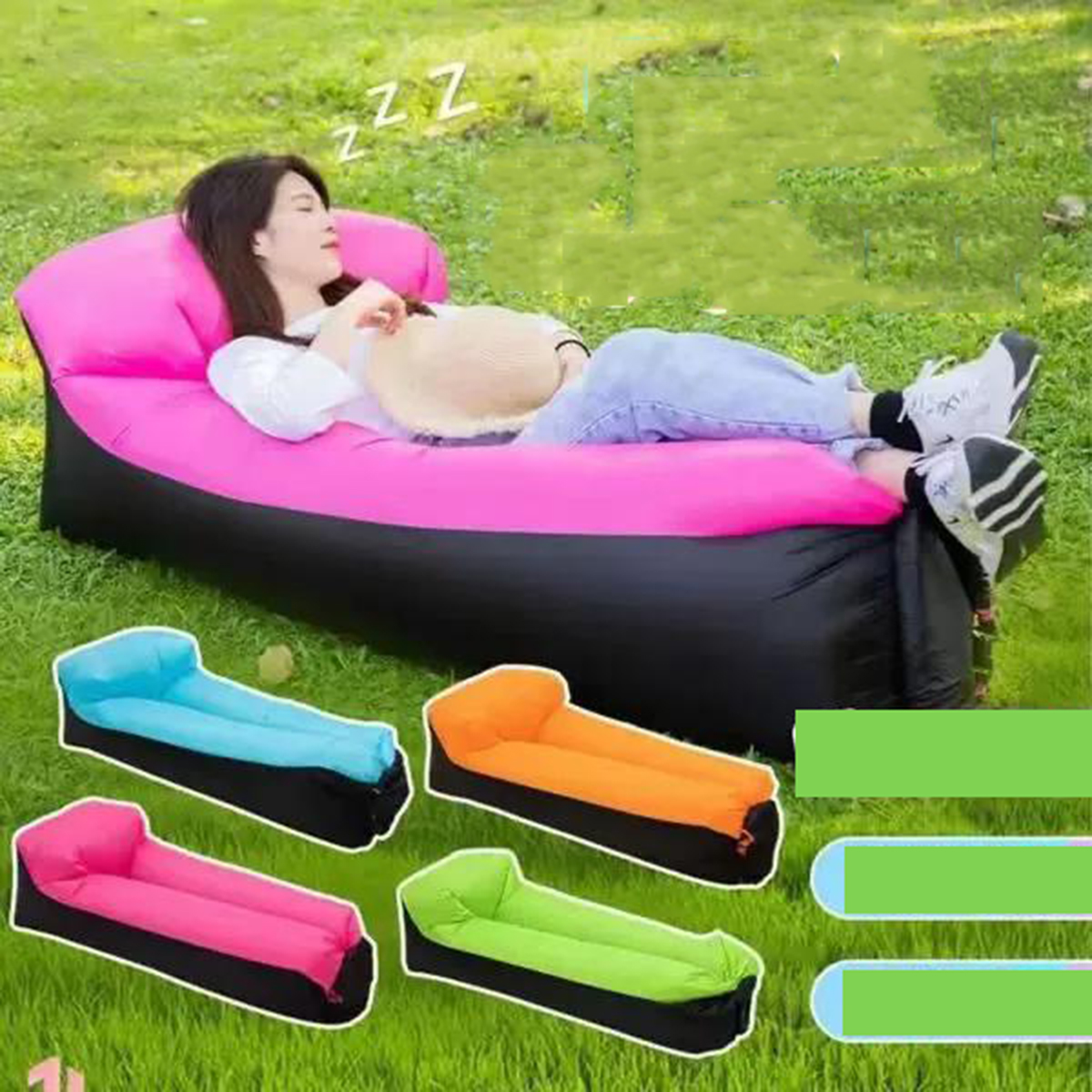 Portable Inflatable Bed, Outdo - Outdoor Camping Carpet avis et prix