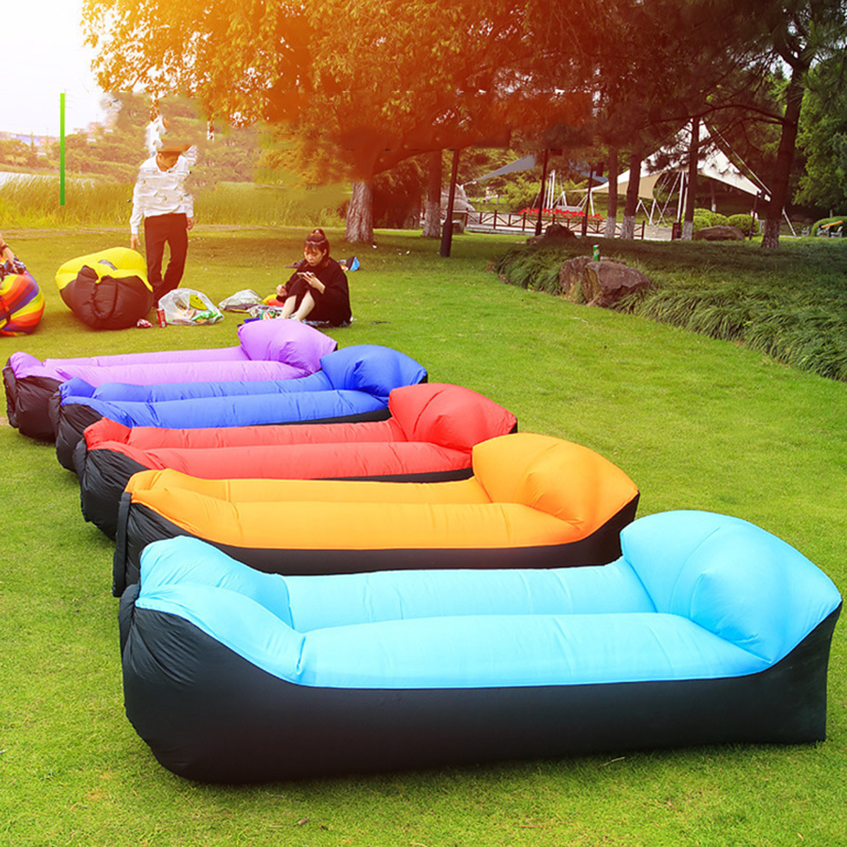 Portable Inflatable Bed, Outdo - Outdoor Camping Carpet avis et prix