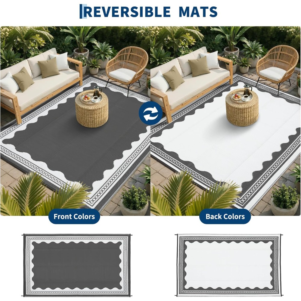 10x14 Outdoor Rug Reversible W - Outdoor Camping Carpet avis et prix