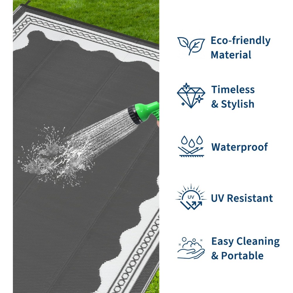 10x14 Outdoor Rug Reversible W - Outdoor Camping Carpet avis et prix